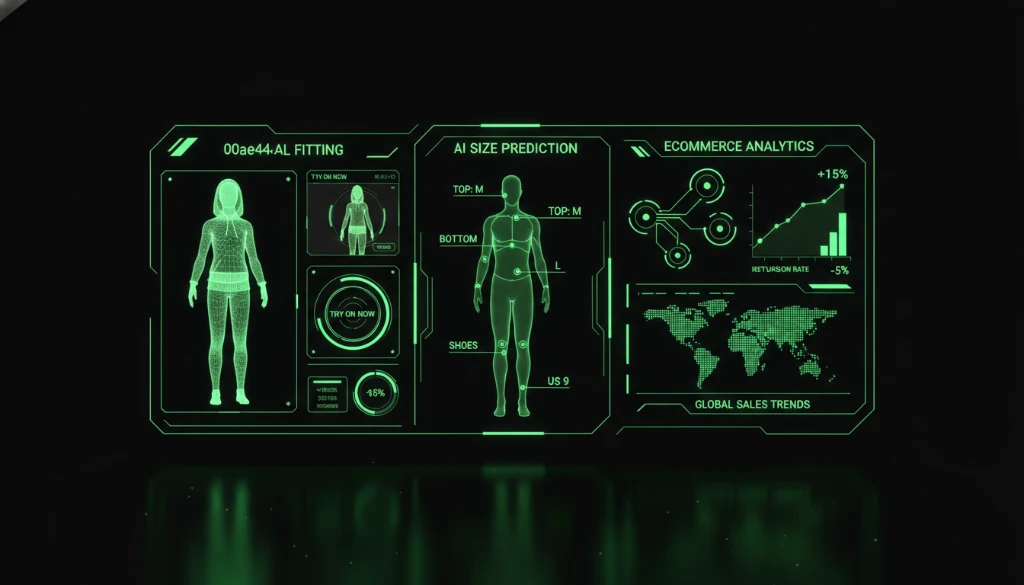 Future of virtual try-ons using AI size prediction