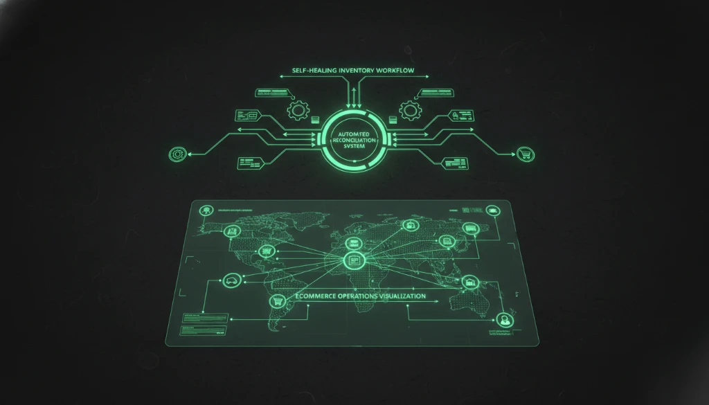 Hyper-automation for small stores using self-healing inventory systems