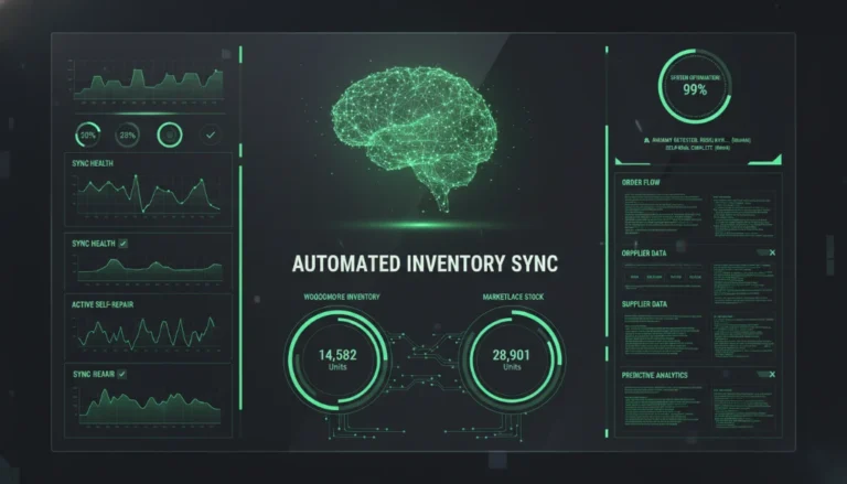 Hyper-automation for small stores with automated inventory sync