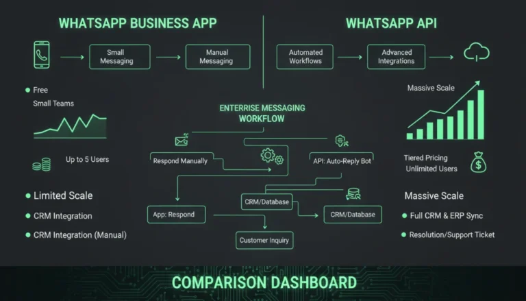 WhatsApp API vs Business App for enterprise communication strategy