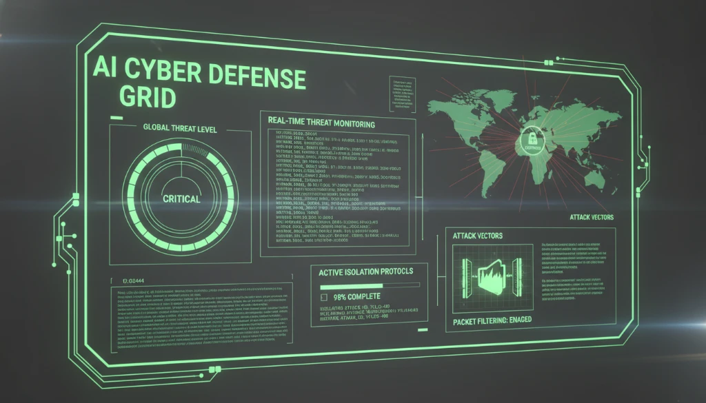 AI-enabled cyber warfare defense monitoring systems