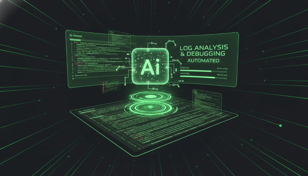 Agentic testing pipelines automated debugging system