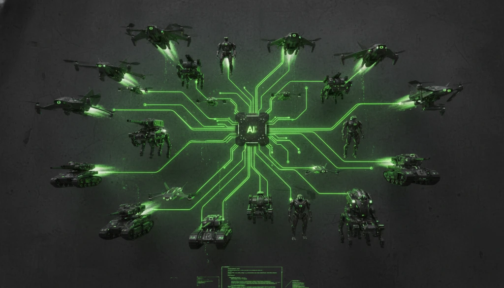 Algorithmic warfare autonomous defense systems