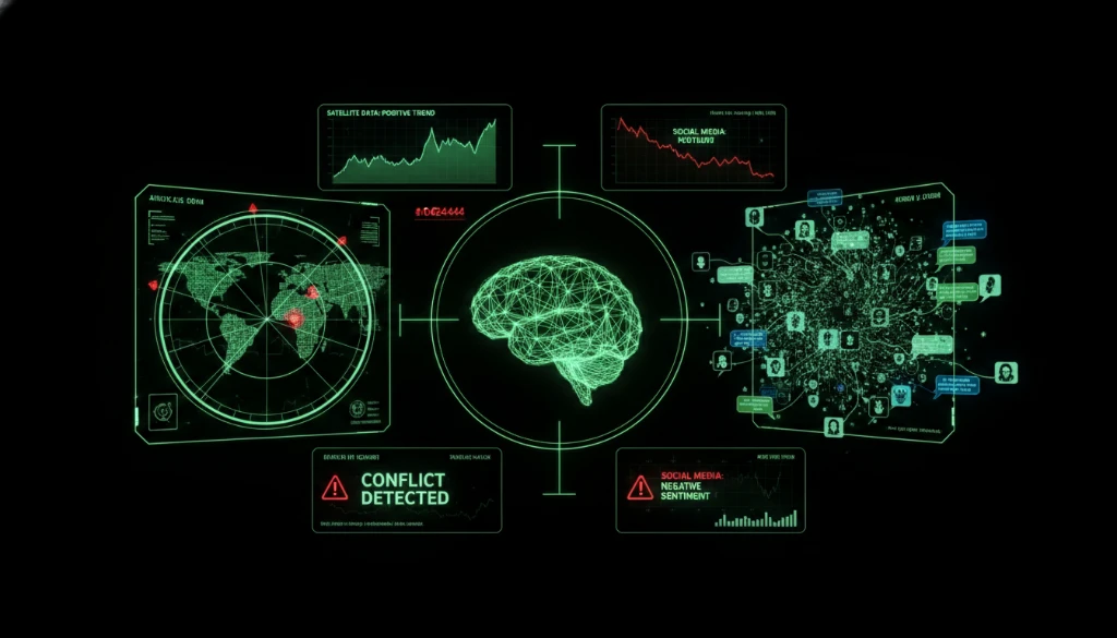 Digital fog of war AI analyzing conflicting battlefield data